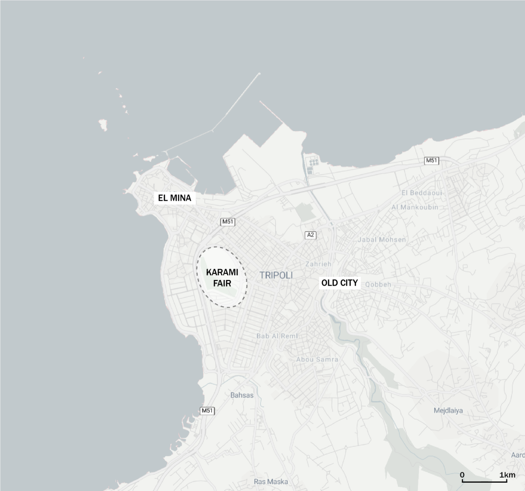 Map of Tripoli Map of Tripoli